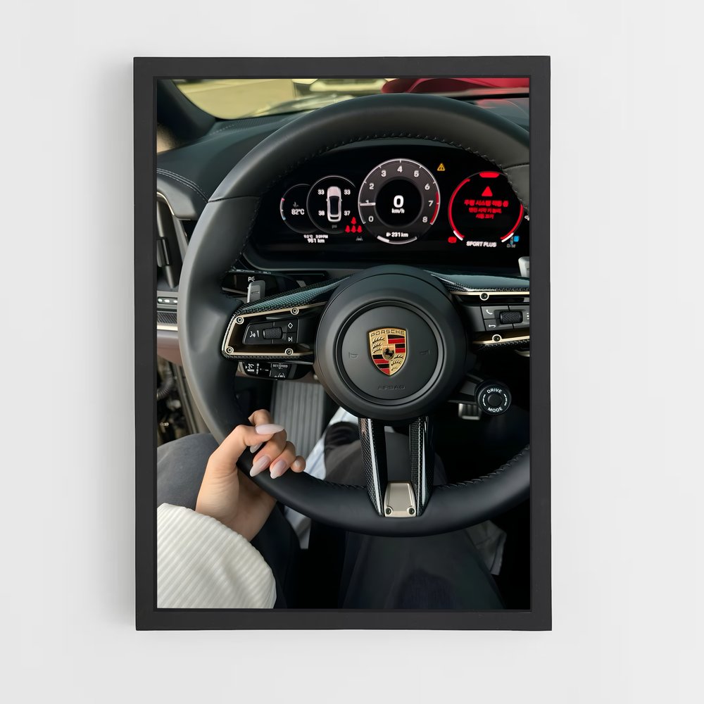 Poster Élégant Cayenne Coupé – affiche Porsche (vue 2)